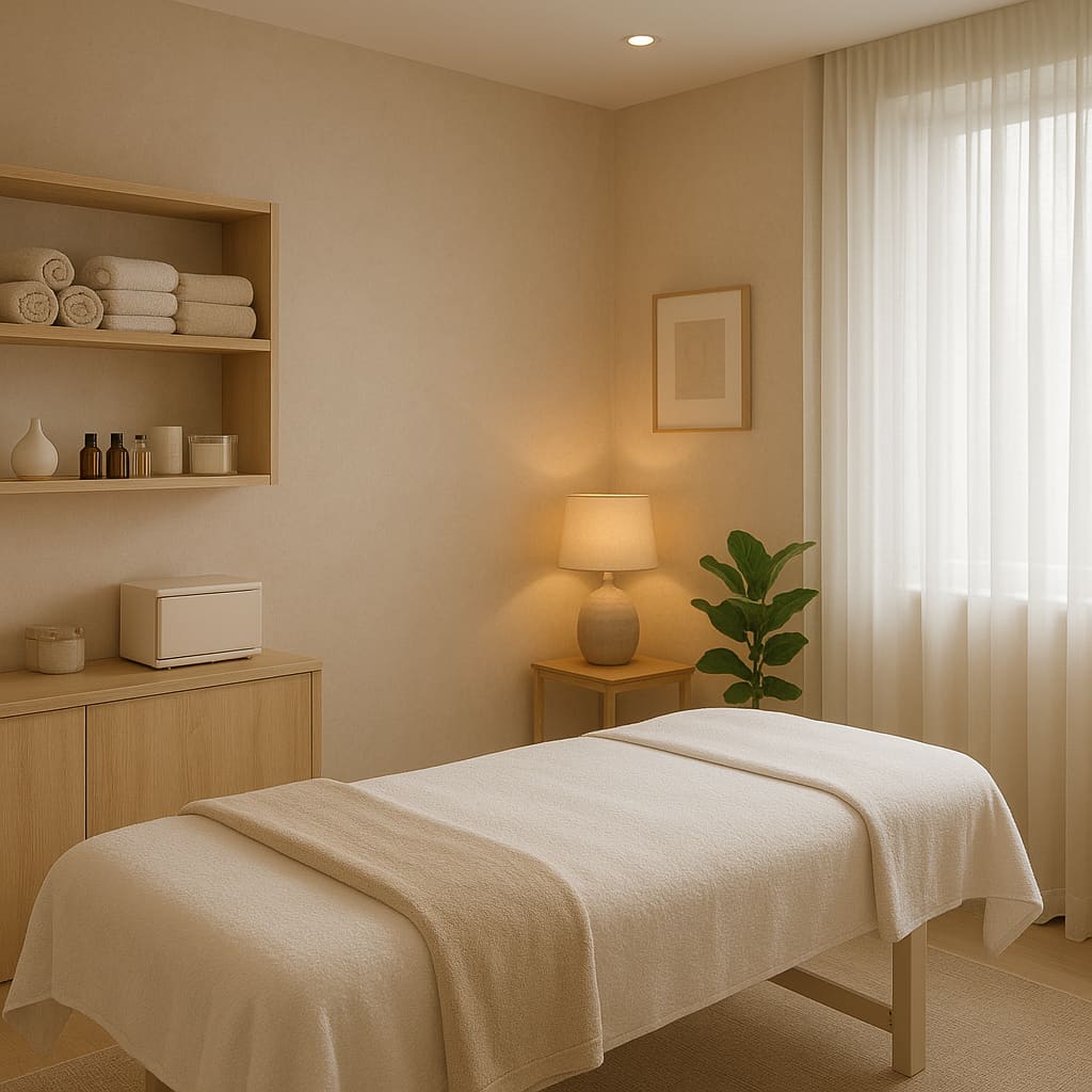 Heller Beauty- und Spa-Studio Innenraum