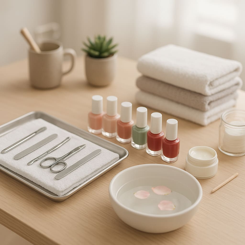 Maniküre und Pediküre